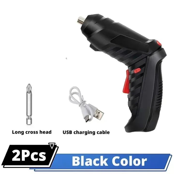 Portable Electric Screwdriver Cordless 47 in 1 Rotated 90 Degrees Rechargeable Screwdriver with LED for Home Office DIY Tools Drill Machine