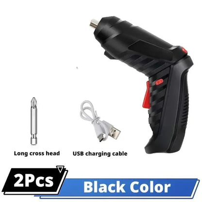 Portable Electric Screwdriver Cordless 47 in 1 Rotated 90 Degrees Rechargeable Screwdriver with LED for Home Office DIY Tools Drill Machine